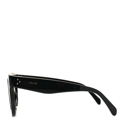 Celine Acetate Studded Mineral Round Sunglasses CL40031N Black 3 of 9