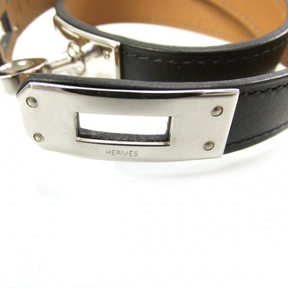 Hermes Chamonix Kelly Double Tour Bracelet XS Black 6 of 8