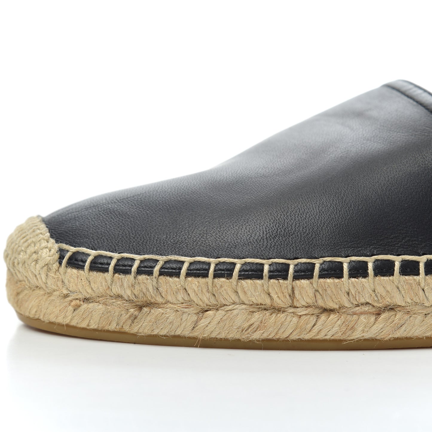Lambskin Mens Espadrilles 40.5 Black