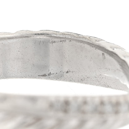 David Yurman Sterling Silver Diamond 5mm Crossover Ring 52 6 6 of 6