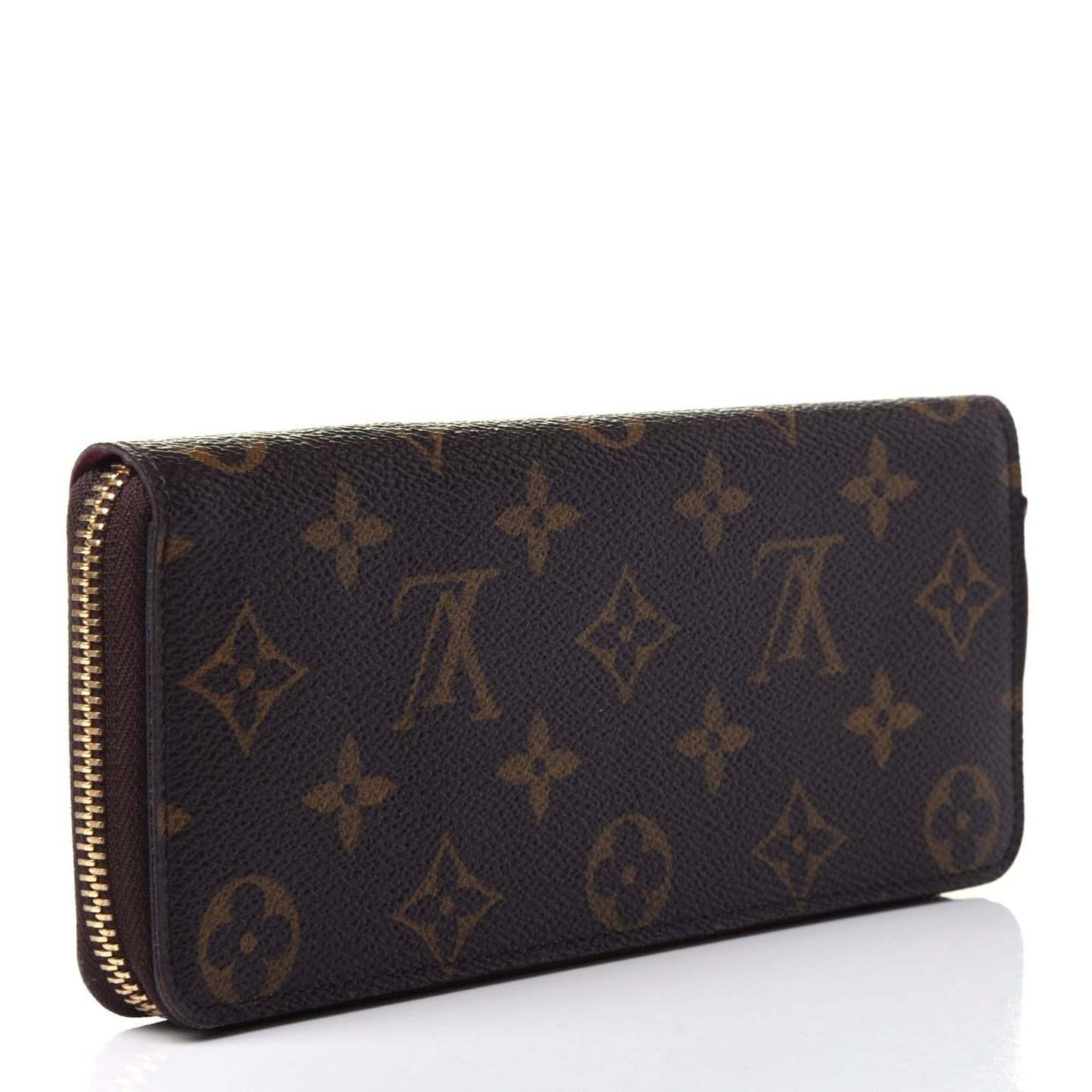 Monogram Clemence Wallet Fuchsia