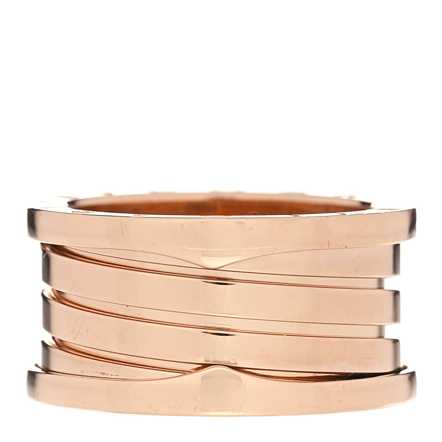 18K Rose Gold B.Zero1 Four-Band Ring 56 7.5