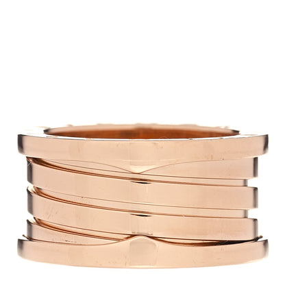 Bulgari 18K Rose Gold B.Zero1 Four-Band Ring 56 7.5 1 of 5