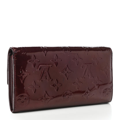 Louis Vuitton Vernis Sarah Wallet Rouge Fauviste 3 of 7