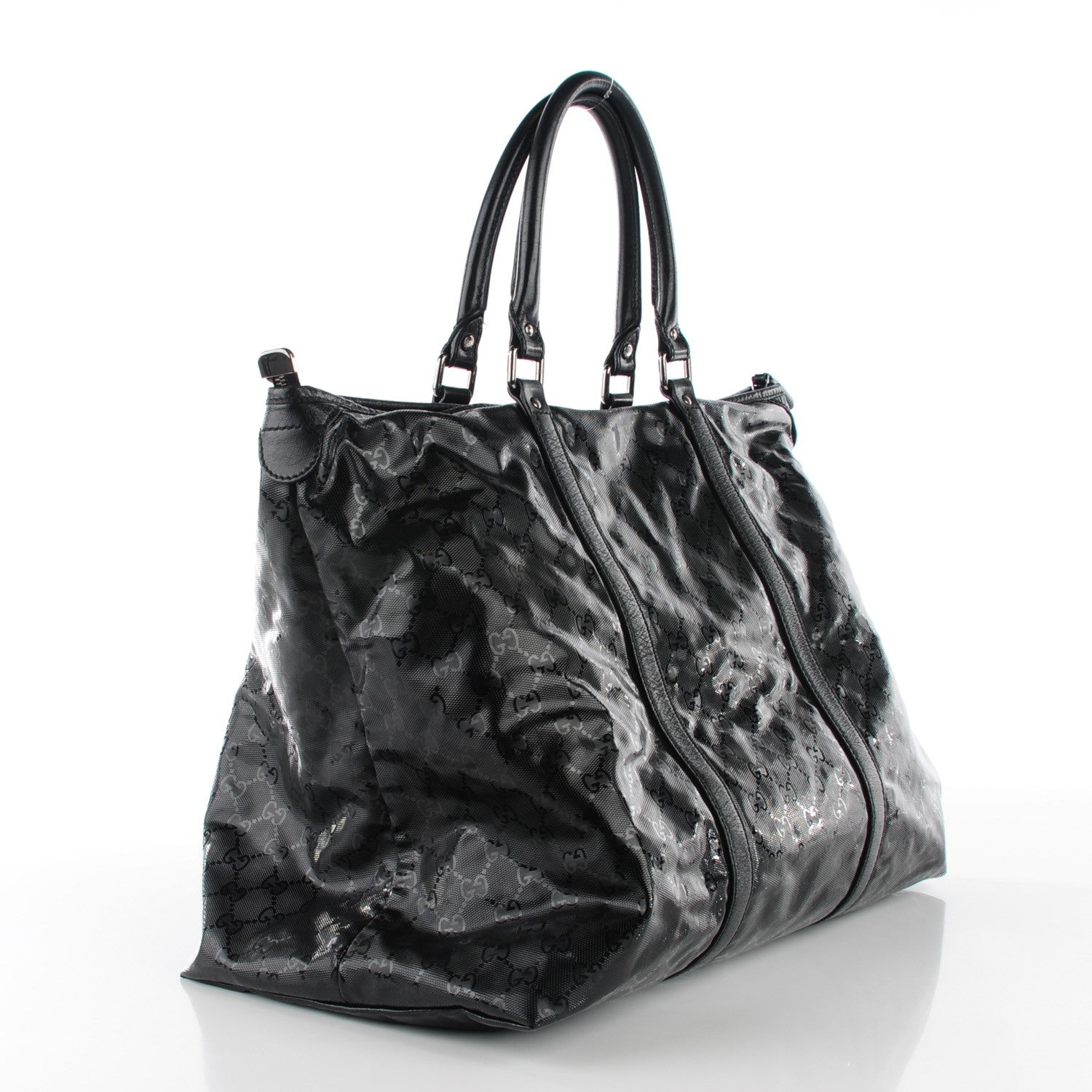 Gucci Imprime Monogram Medium Joy Tote Bag Black 3 of 8