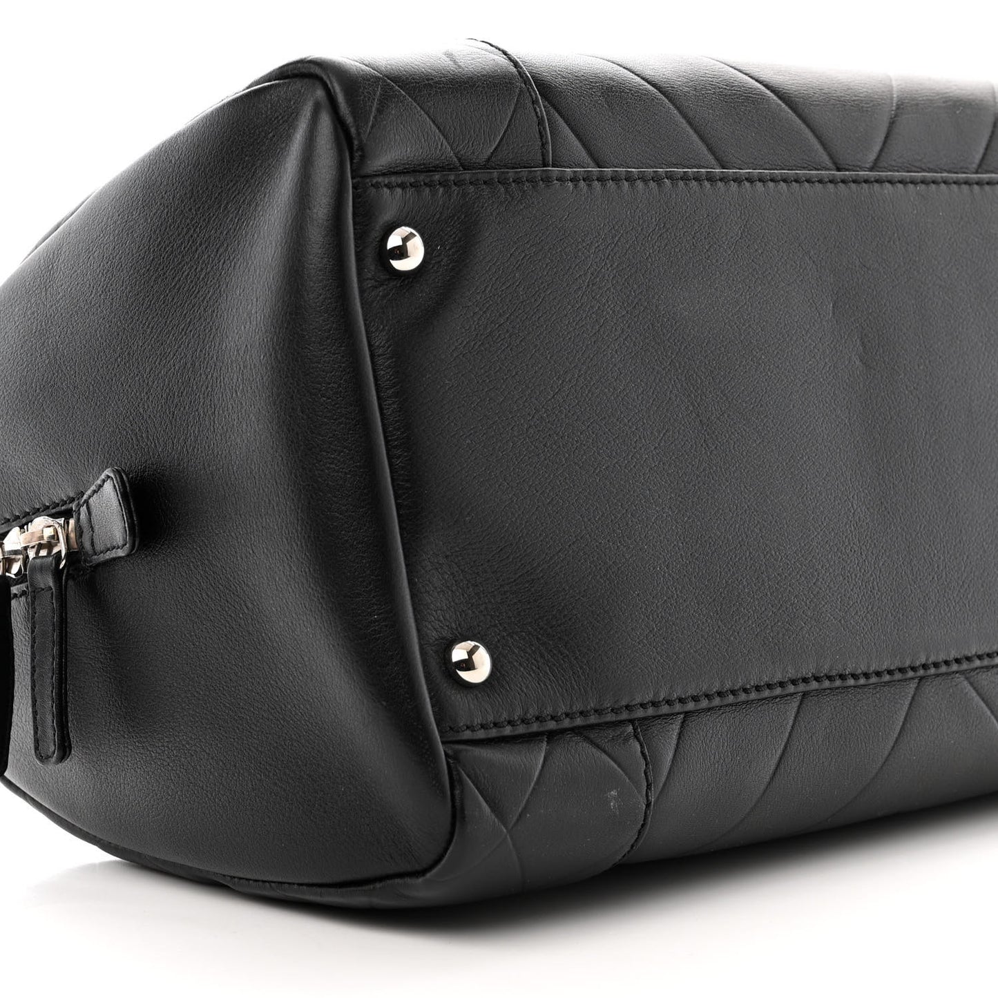 Lambskin CC Chevron All Day Long Boston Black