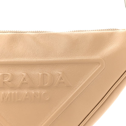 Prada Grace Lux Triangle Shoulder Bag Sabbia 7 of 9