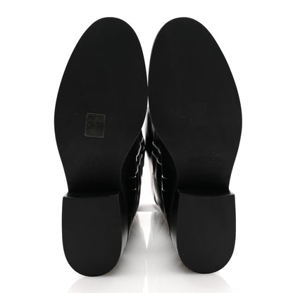 Jimmy Choo Calfskin Tonya 70 Knee High Boots 40.5 Black 6 of 11