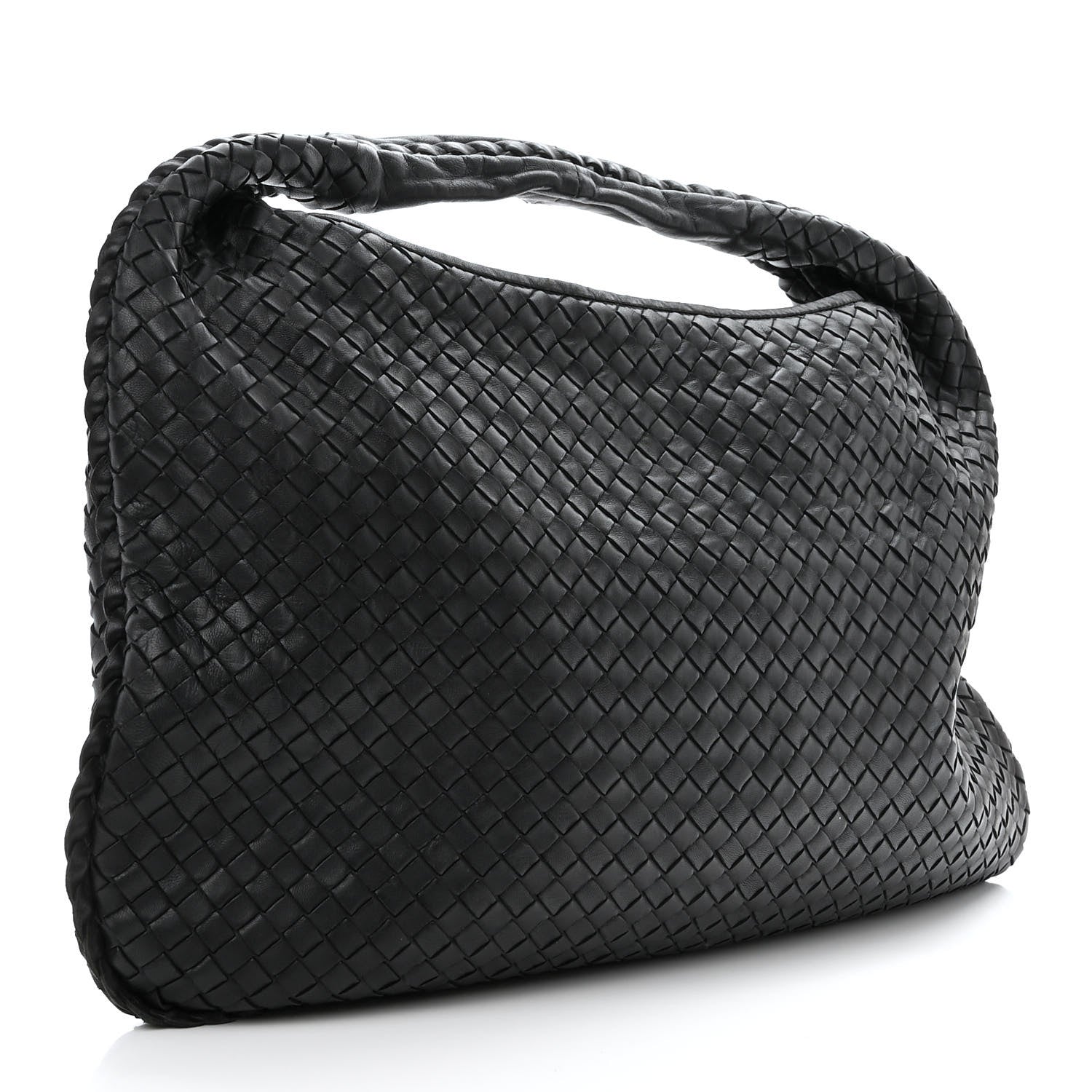 Bottega Veneta Nappa Intrecciato Large Veneta Hobo Black 3 of 10