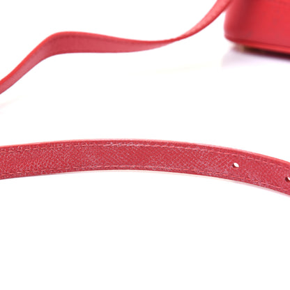 Balenciaga Grained Calfskin XXS Ville Top Handle Bag Rouge Coquelicot 22 of 22