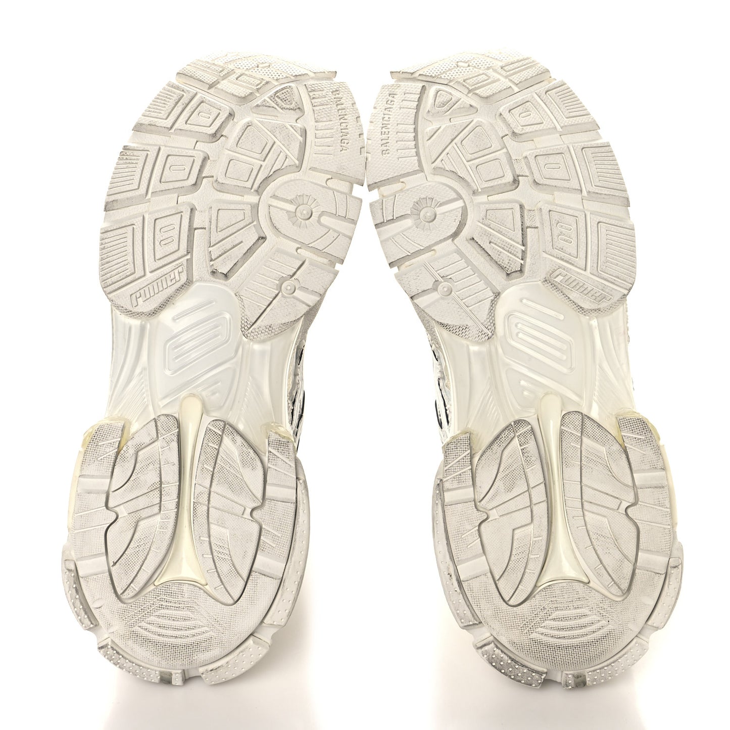 Mesh Rubber Monocolor Womens Runner Sneakers 40 White