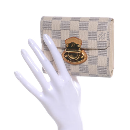 Louis Vuitton Damier Azur Joey Wallet 2 of 8