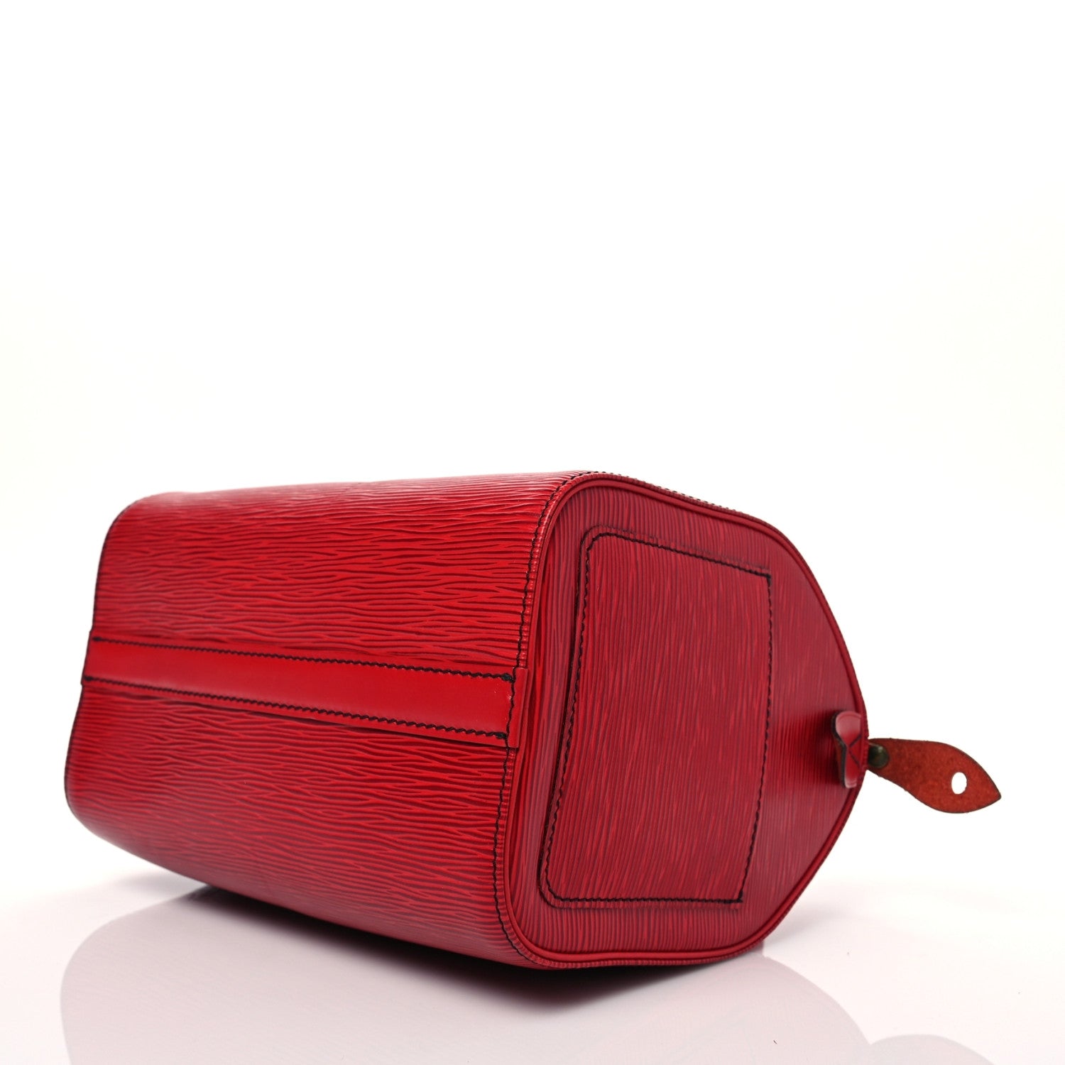 Louis Vuitton Epi Speedy 25 Castillan Red 8 of 10