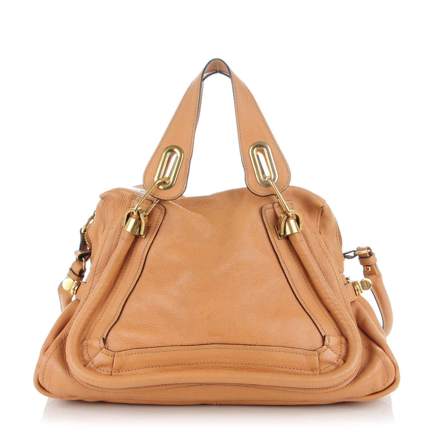 Chloe Calfskin Medium Paraty Light Tan 1 of 8