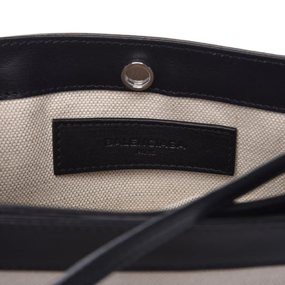 Balenciaga Cotton Canvas Pochette Crossbody Bag Black 7 of 9
