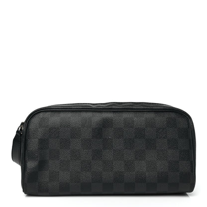 Louis Vuitton Damier Graphite Dopp Kit Toilet Pouch 1 of 9
