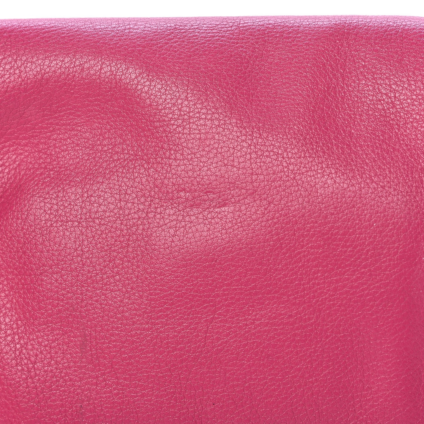 Vitello Flamingo Fendista Pouchette Crossbody Lampone