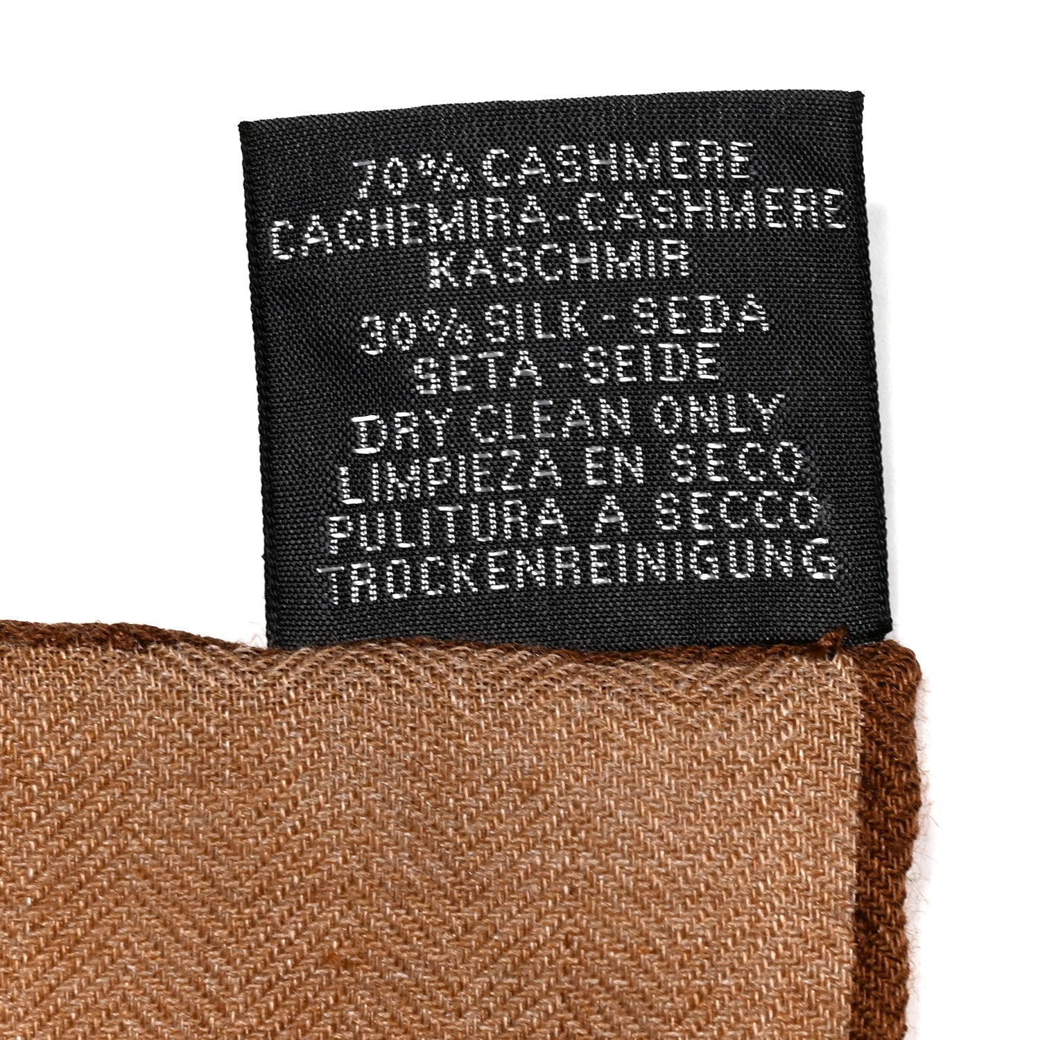 Hermes Cashmere Silk Les Ailes De Pegase Scarf 100 Caramel Black Creme 2 of 4