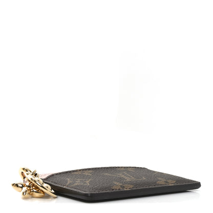 Louis Vuitton Monogram LV Charms Card Holder Rose Ballerine 4 of 6