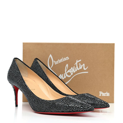 Christian Louboutin Suede Strass Kate 70 Pumps 40 Anthracite 8 of 8