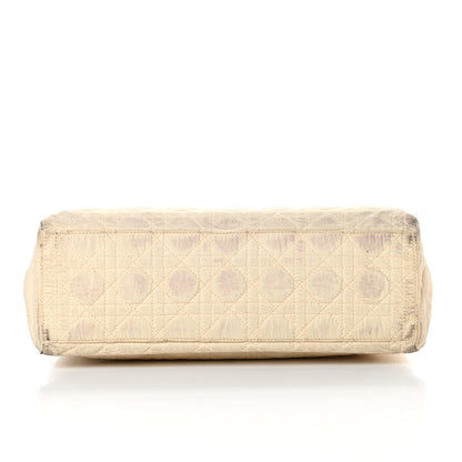 Christian Dior Nylon Cannage Large Lady Dior White 13 of 19