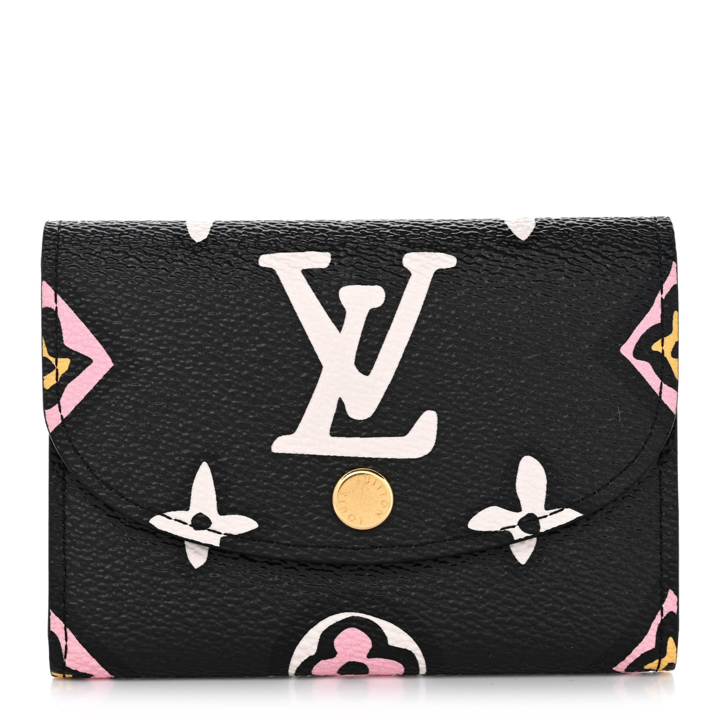 Monogram Giant Wild At Heart Rosalie Coin Purse Black