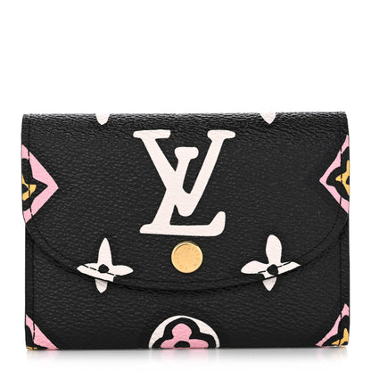 Louis Vuitton Monogram Giant Wild At Heart Rosalie Coin Purse Black 1 of 7