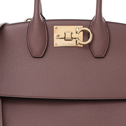 Salvatore Ferragamo Calfskin The Studio Bag Cinder Rose 8 of 10