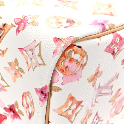 Louis Vuitton Watercolor Aquarelle Speedy 35 White 9 of 11