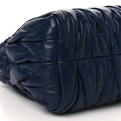 Miu Miu Nappa Matelasse Shoulder Bag Bleuette 7 of 8