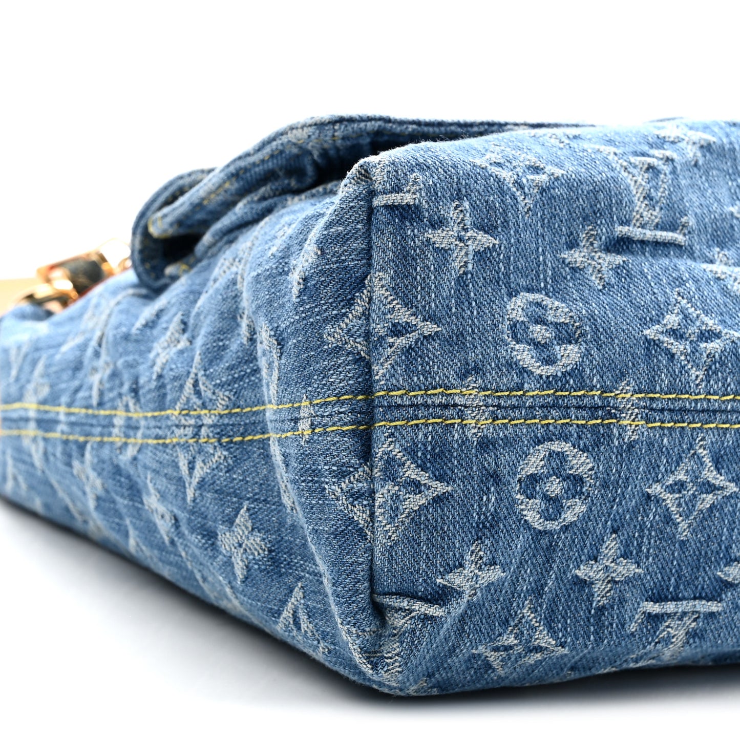 Monogram Denim Baggy PM  Blue