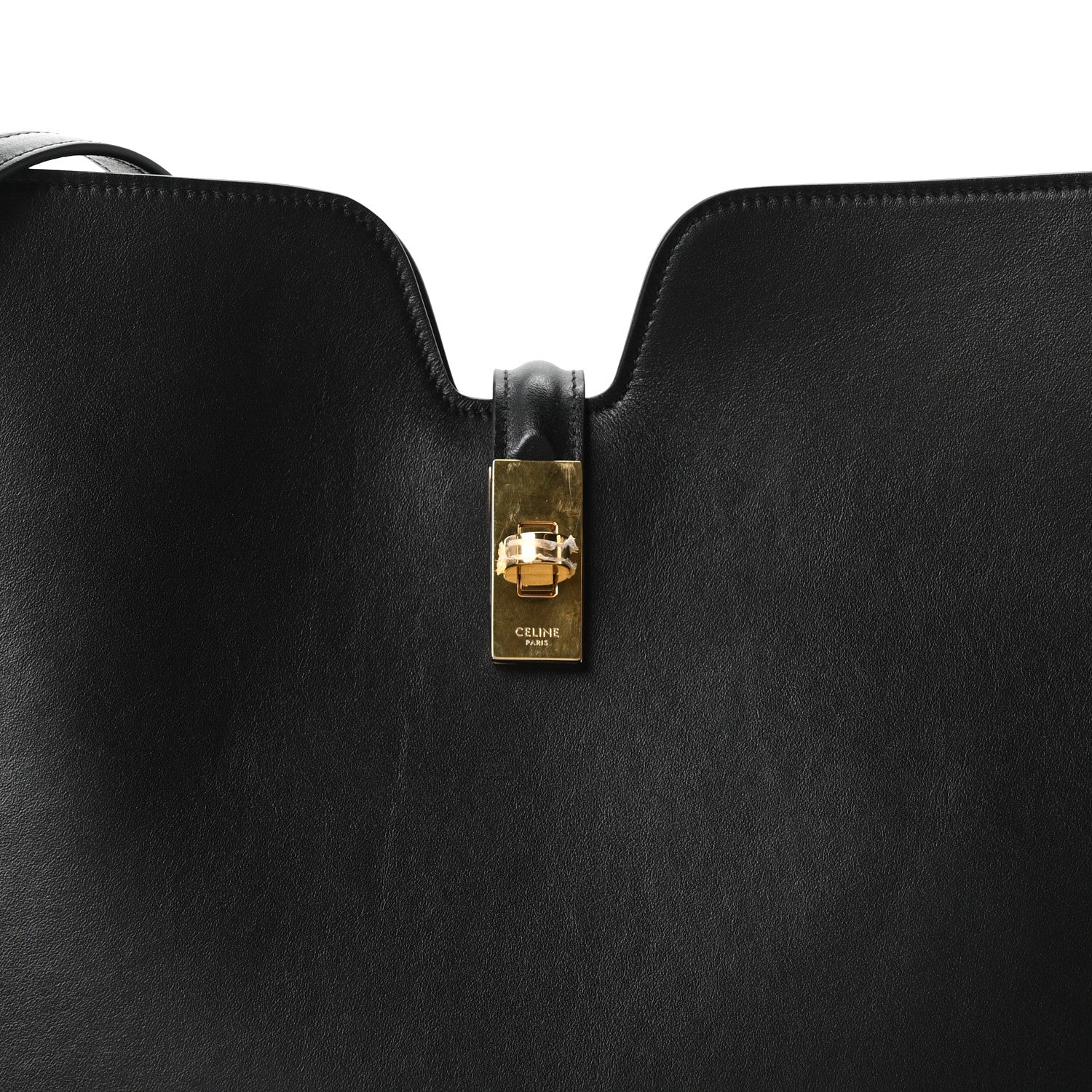 Celine Smooth Calfskin Medium Camille 16 Soft Bag Black 7 of 9