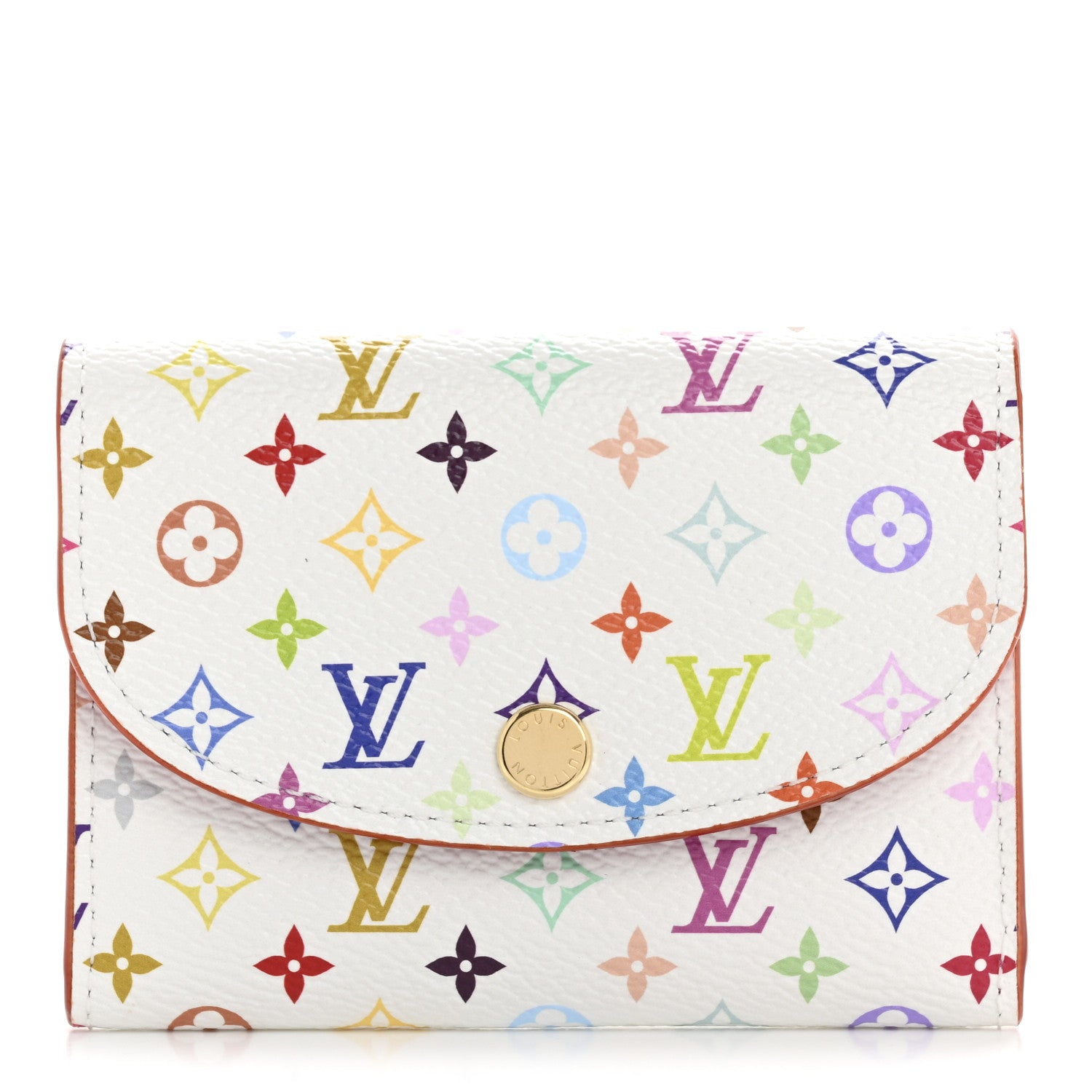 Louis Vuitton LV X TM Monogram Multicolor Rosalie Coin Purse White Kawaii Pink 1 of 16