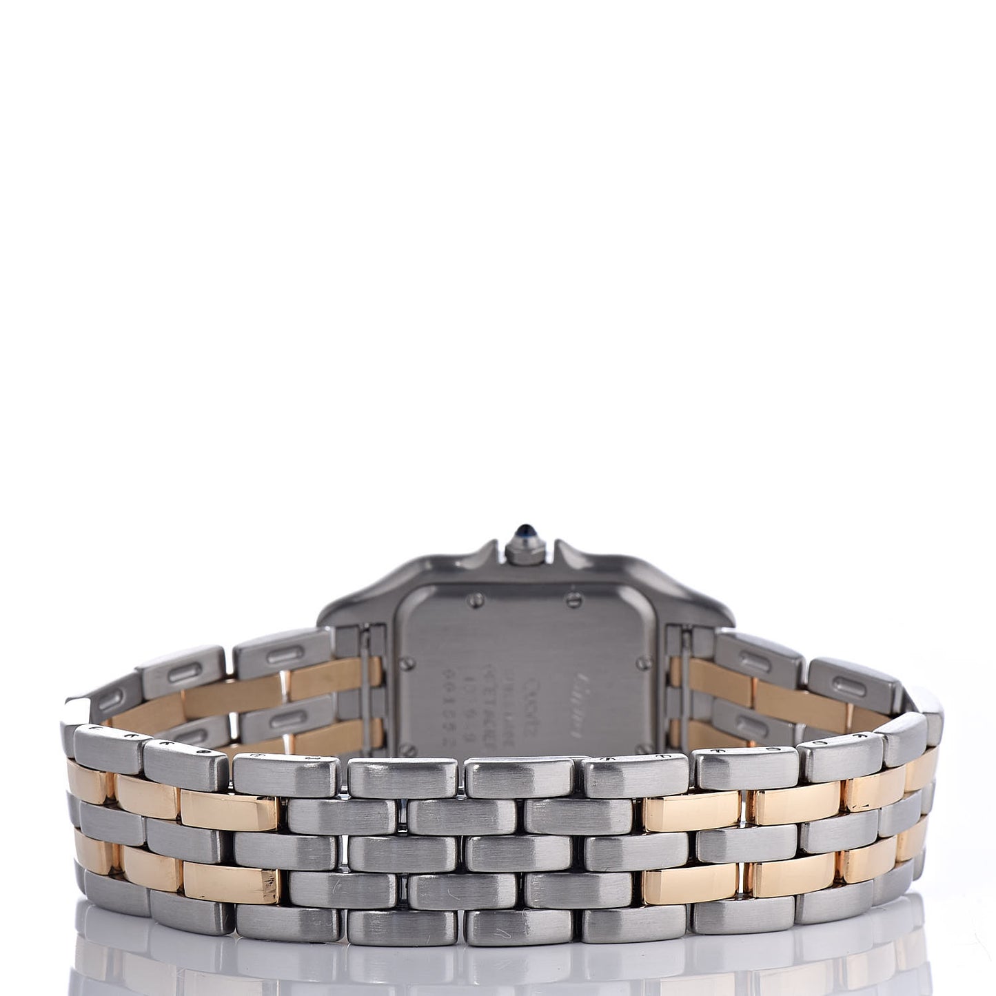 Stainless Steel 18K Yellow Gold 27mm Panthere Quartz Watch