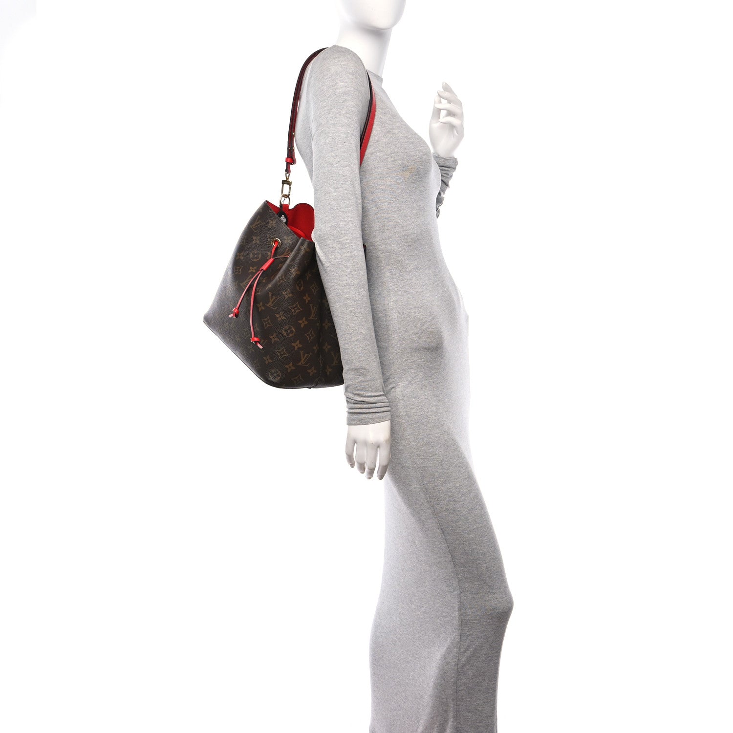 Louis Vuitton Monogram Neonoe MM Coquelicot 2 of 9