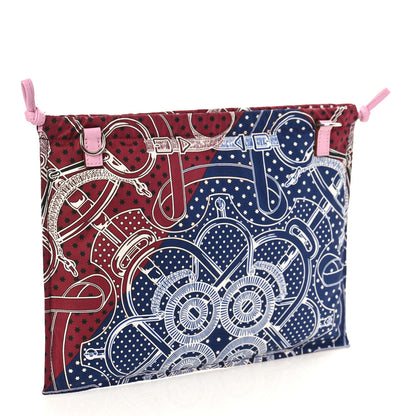 Hermes Swift Milo Silk Bandana Pilo Pouch Bordeaux Marine Mauve Sylvestre Rouge Sellier 3 of 8