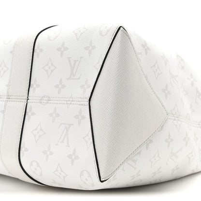 Louis Vuitton Monogram Eclipse Taigaramma Weekend Tote NM Optic White 9 of 9