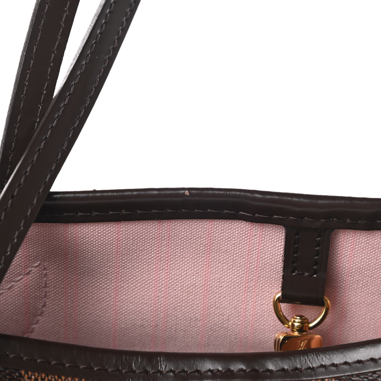 Louis Vuitton Damier Ebene Neo Neverfull MM Rose Ballerine 15 of 17