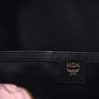 MCM Visetos Small Side Stud Stark Backpack Pink 8 of 12