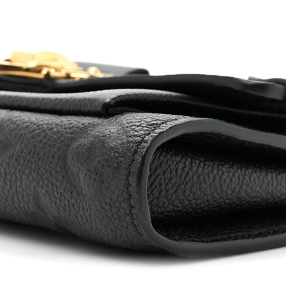 Louis Vuitton Empreinte Vavin Chain Wallet Black 9 of 10
