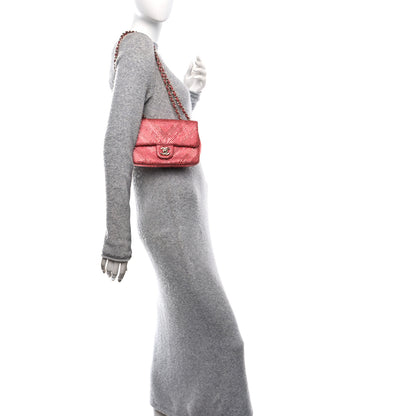 Chanel Metallic Goatskin Strass Small Flap Bag Pink 2 of 11