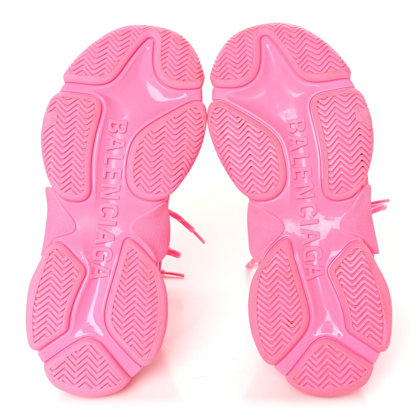 x ADIDAS Fabric Mesh Womens Triple S Sneakers 40 Pink