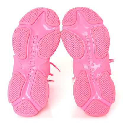 Balenciaga x ADIDAS Fabric Mesh Womens Triple S Sneakers 40 Pink 6 of 8