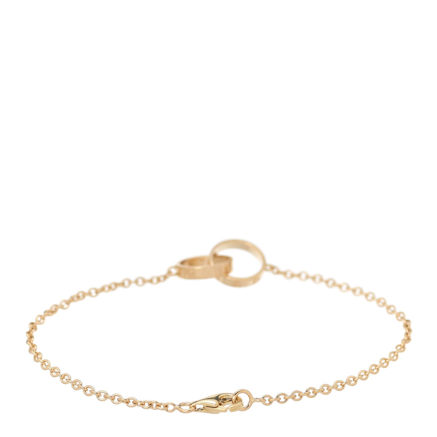 Cartier 18K Yellow Gold Interlocking LOVE Bracelet 2 of 6