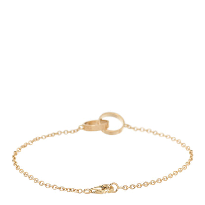 Cartier 18K Yellow Gold Interlocking LOVE Bracelet 2 of 6