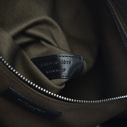 Saint Laurent Linen Calfskin Rive Gauche Tote Khaki 7 of 14