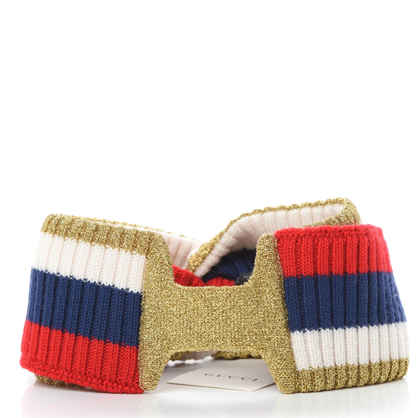 Wool Indilus Headband M Ivory Red