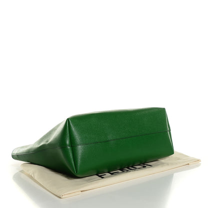 Fendi Vitello Elite Cuoio Monster Buggies Medium Roll Tote Emerald Black Multicolor Yellow 4 of 9