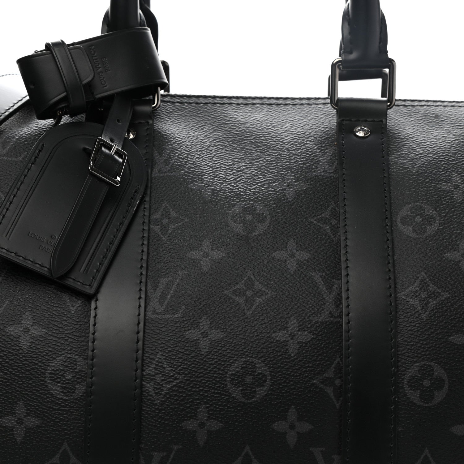 Louis Vuitton Monogram Eclipse Keepall Bandouliere 45 8 of 12