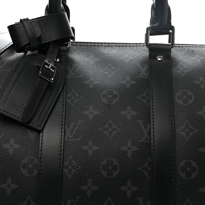 Louis Vuitton Monogram Eclipse Keepall Bandouliere 45 8 of 12